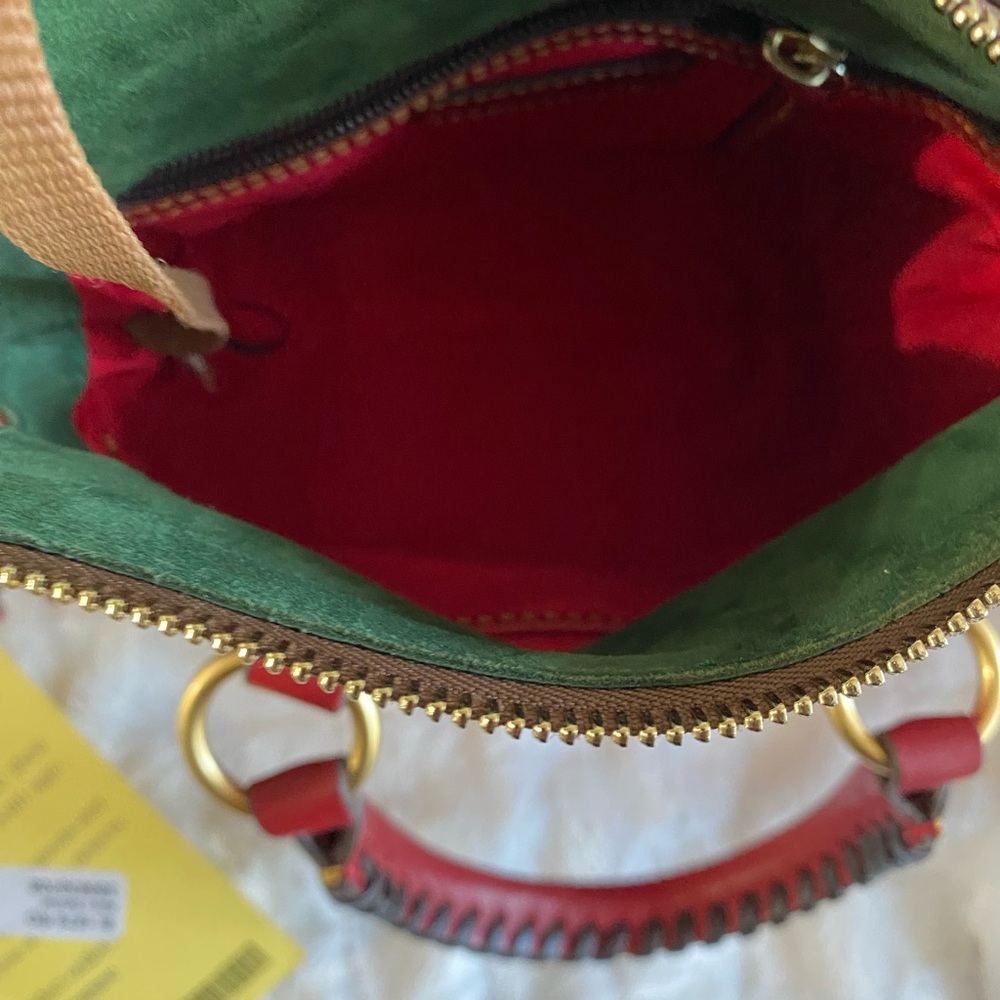 Dooney & Bourke Red Nano Satchel, Excellent Preowned Condition, Rarely Used - Picture 6 of 12